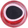 8 mm - Red With White Rim Black Pupil