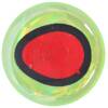 8 mm - Chartreuse With Black RimRed Pupil