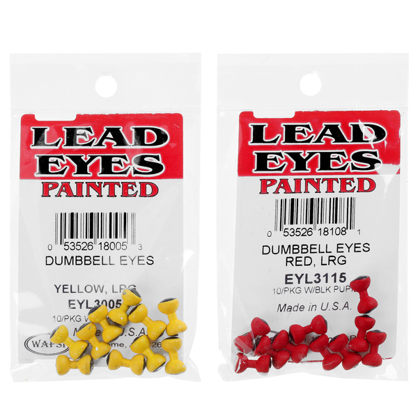 Oczy do sztucznych much Wapsi Dumbbell Eyes Painted