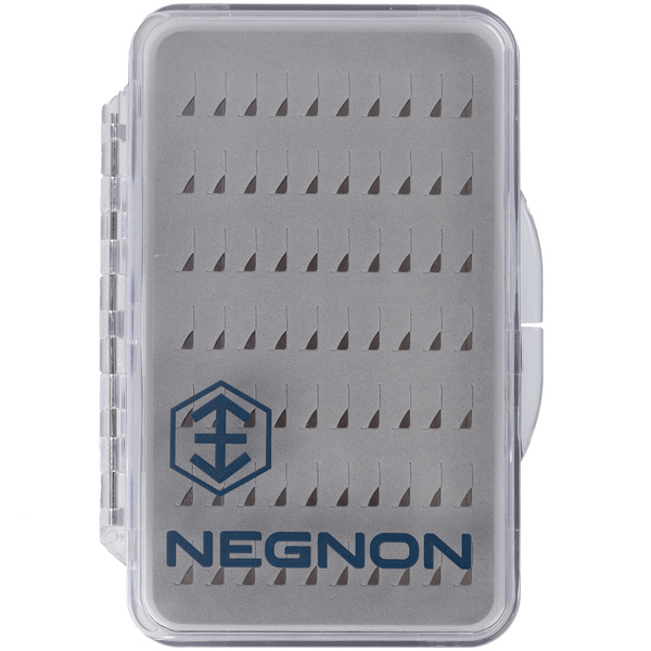 Pudełko muchowe Negnon Clear Slim - Medium