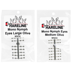 Oczy do sztucznych much Hareline Mono Nymph Eyes