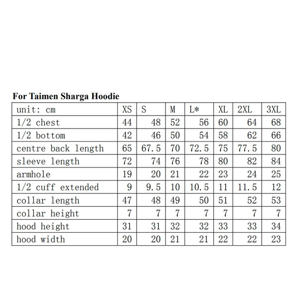 Taimen Sharga Heavy Weight Hoodie