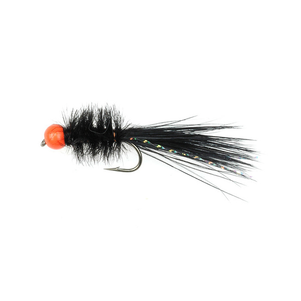 Kens Killer Leech Black Body/Orange He (137)