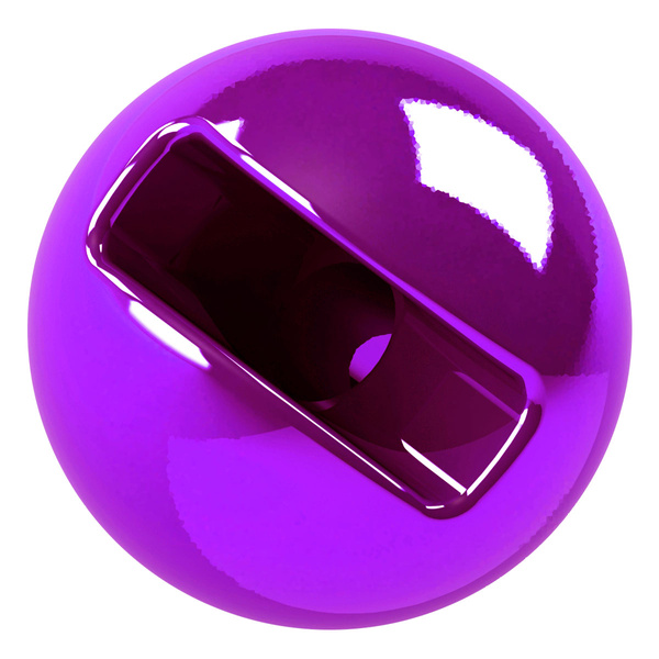 Główki wolframowe FFGene Anodized Slotted Beads (Small Hole)