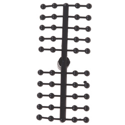 Oczy do sztucznych much Hareline Mono Nymph Eyes