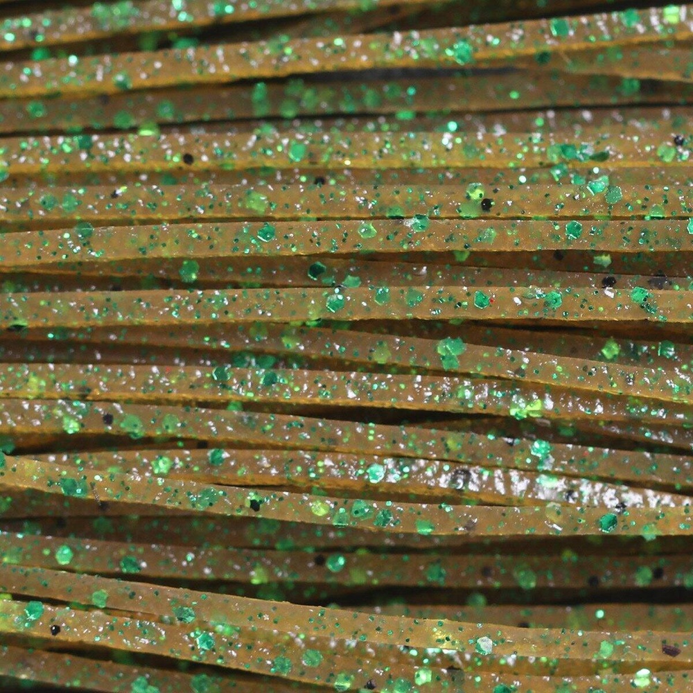 Pumpkin/Green & Black Flake