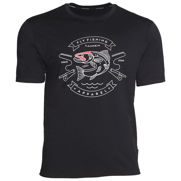 Koszulka termoaktywna S/S Taimen Ider Merino - Black