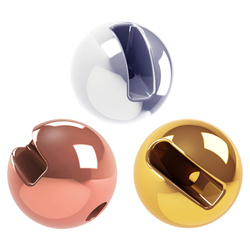 Główki wolframowe FFGene Tungsten Slotted Beads Gold Bulk (100)