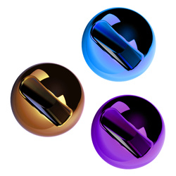 Główki wolframowe FFGene Tungsten Slotted Bright Beads