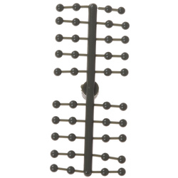 Oczy do sztucznych much Hareline Mono Nymph Eyes