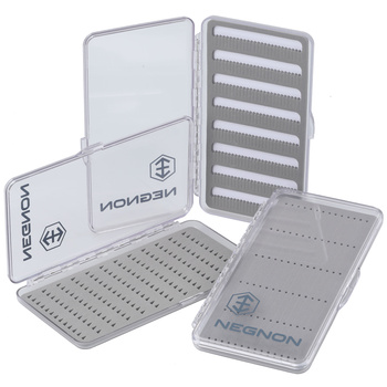 Pudełko muchowe Negnon Clear Slim - Large