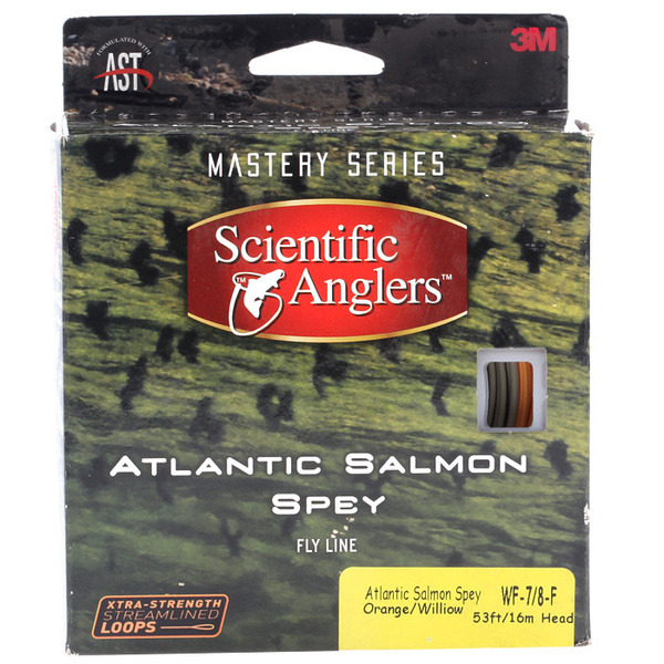 Sznur muchowy Mastery Atlantic Salmon Spey Orange/Willow Floating
