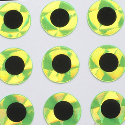 Oczy do sztucznych much Hareline Adhesive Eyes