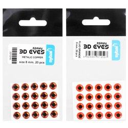 Oczy do sztucznych much Sybai 3D Epoxy Eyes
