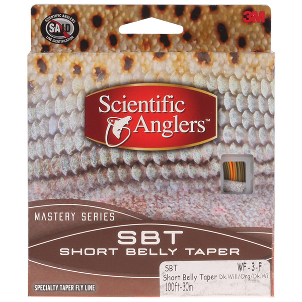 Sznur muchowy Mastery SBT. Dk.Willow/Orange/Dk.Willow Tip