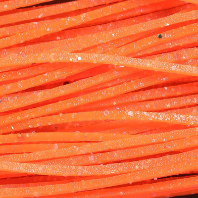 Hot Orange/Gold & Black Flake