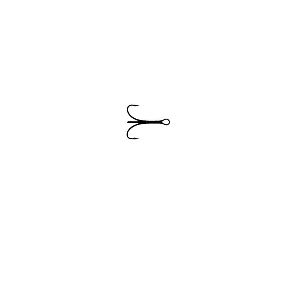 Haczyki muchowe Partridge X1BL Standard Outpoint Treble Black (10)