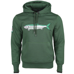 Bluza z kapturem Taimen Menza Embroidery - Dk. Green