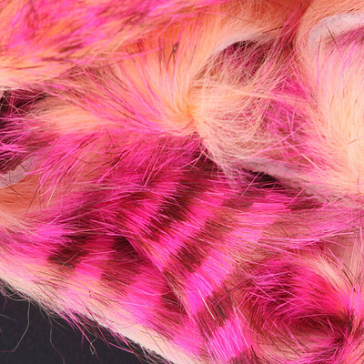 Hot Pink Brown Over Peach