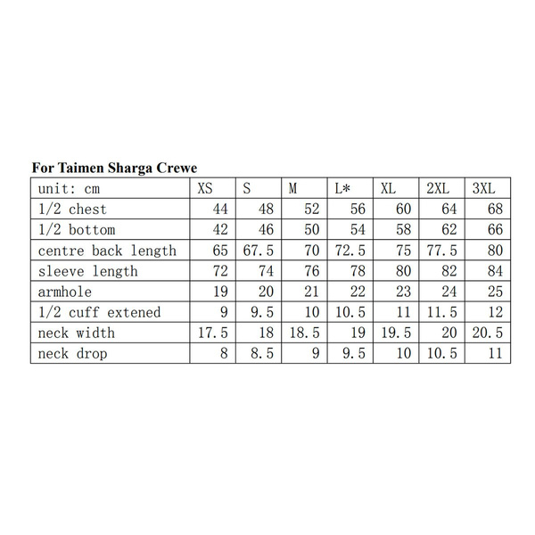 Bluza Taimen Sharga Heavy Weight Crewe - Dk. Gray