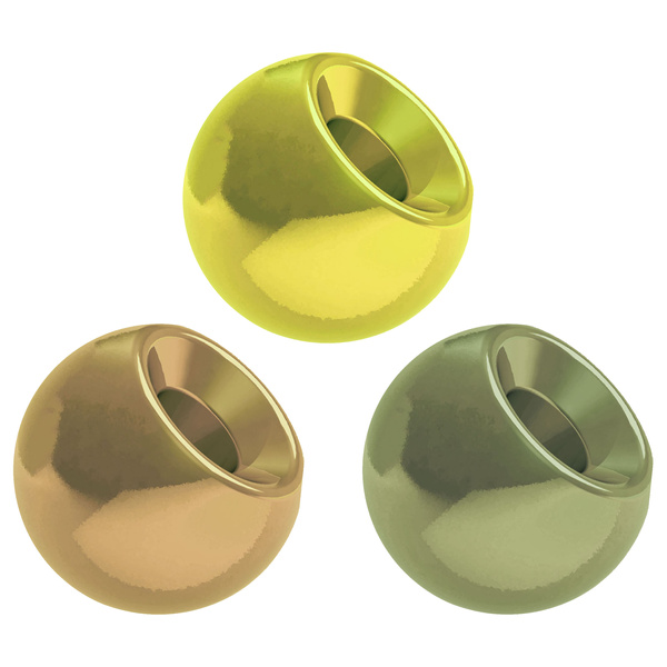 Główki wolframowe FFGene Anodized Beads