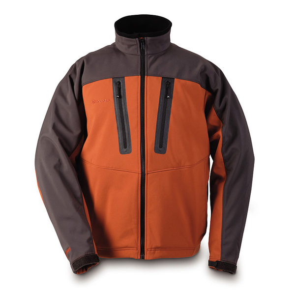 Kurtka wędkarska Simms Windstopper Softshell Coal/Orange
