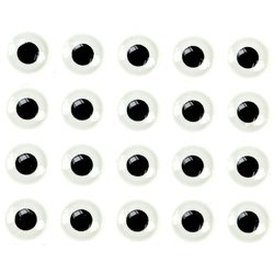 Oczy do sztucznych much Sybai 3D Epoxy Eyes