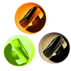 Główki wolframowe FFGene Tungsten Slotted Bright Beads-3