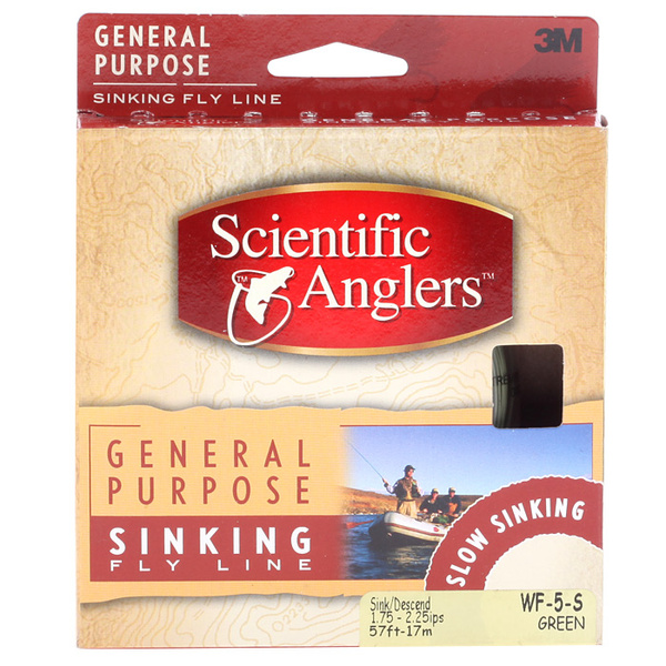 Sznur muchowy Scientific Anglers General Purpose Sinking Lines Olive Green