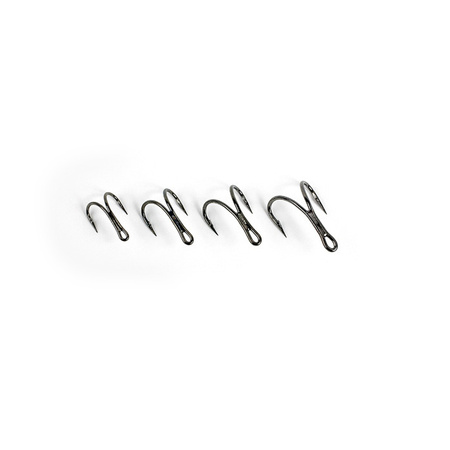 Haczyki muchowe Loop Tube Black Nickel Double Salmon