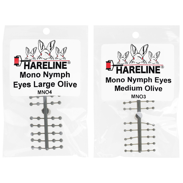 Oczy do sztucznych much Hareline Mono Nymph Eyes