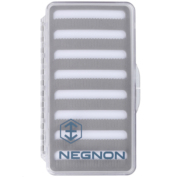 Pudełko muchowe Negnon Clear Slim - Large