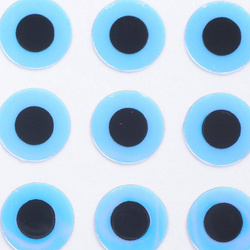 Oczy do sztucznych much Hareline Adhesive Eyes