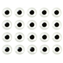 Oczy do sztucznych much Sybai 3D Epoxy Eyes