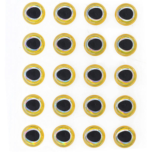 Oczy do sztucznych much FFGene Soft Jurassic 3-D Eyes