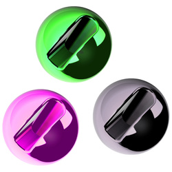 Główki wolframowe FFGene Tungsten Slotted Bright Beads-2