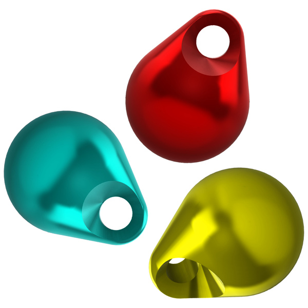 Główki wolframowe FFGene Tungsten Beads Jig Off Metallic