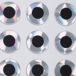 Oczy do sztucznych much Hareline Adhesive Eyes