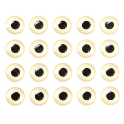 Oczy do sztucznych much Sybai 3D Epoxy Eyes