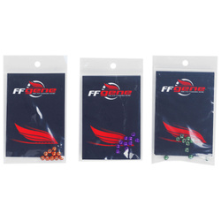 Główki wolframowe FFGene Tungsten Slotted Bright Beads-6