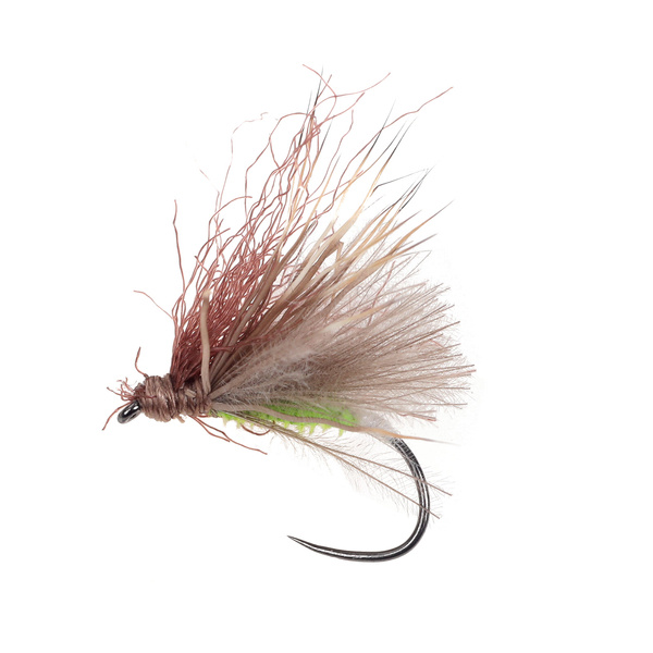 Elk and Fibre Green Body Caddis