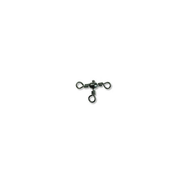 Taimen Brass Barrel Crossline Swivel - Black Nickel (10)